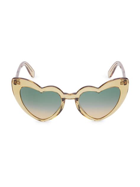 ysl loulou sunglasses|Saint Laurent Loulou 54mm Heart Sunglasses.